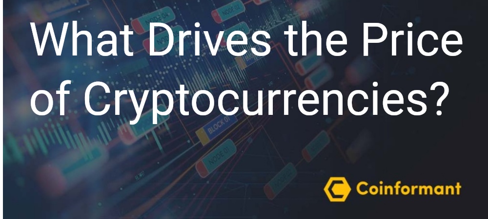 what drives the price of cryptocurrencies